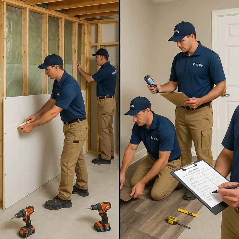 Repairs and Reconstruction process in Wellsburg, WV